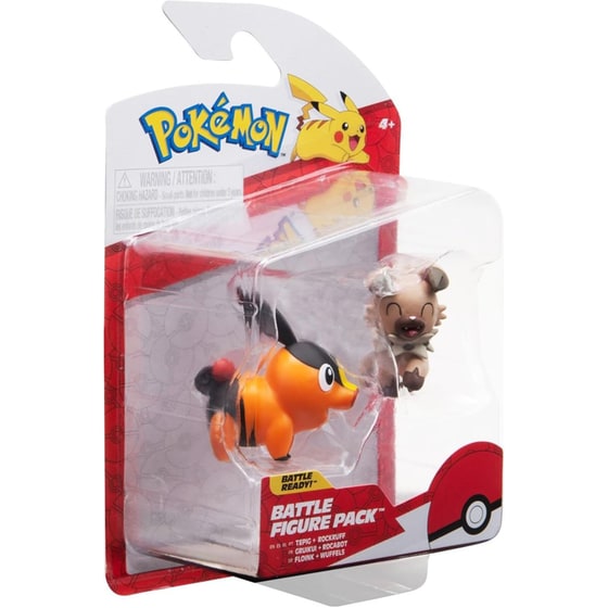 Φιγούρα Pokemon Tepig and Rockruff (JW095007-W14) image 1