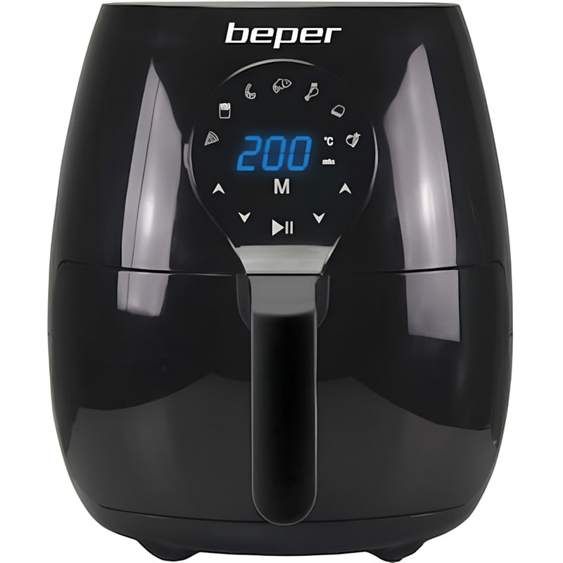 BEPER BEPER P101FRI050 με Αποσπώμενο Κάδο 1450 W 5 L Μαύρο Φριτέζα Αέρος