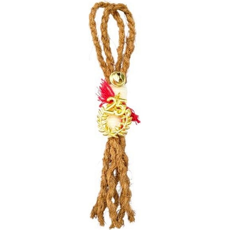 FEELBOHO Κρεμαστό Χριστουγεννιάτικο Feelboho Γούρι Χειροποιήτο Boho 2025